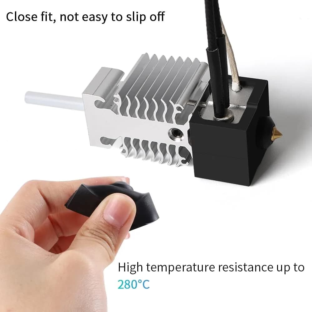 مجموعة طرف ساخن من كرياليتي Ender 3 V3 SE، وكتلة تسخين الطرف الساخن للمبثق/المشتت الحراري/الثرمستور/أنبوب التسخين، متوافقة مع Ender3 V3 SE - 4