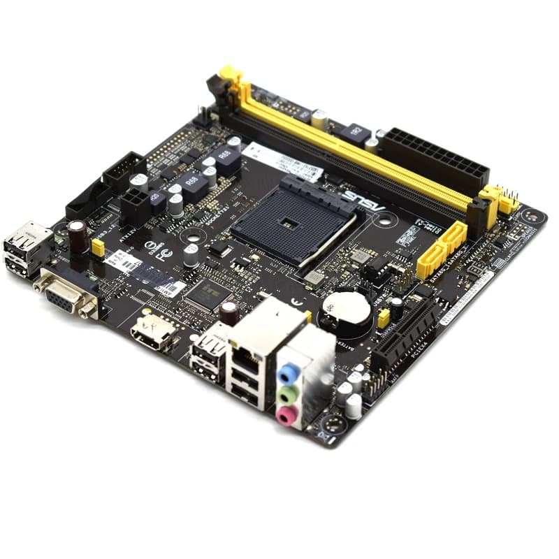 ASUS AM1I-B/K30BD DP Mini ITX Motherboard Set Motherboard With Cpu card DDR3 AMD A320 PCI-E 3.0 SATA2 USB2.0 17*17CM Office - 5
