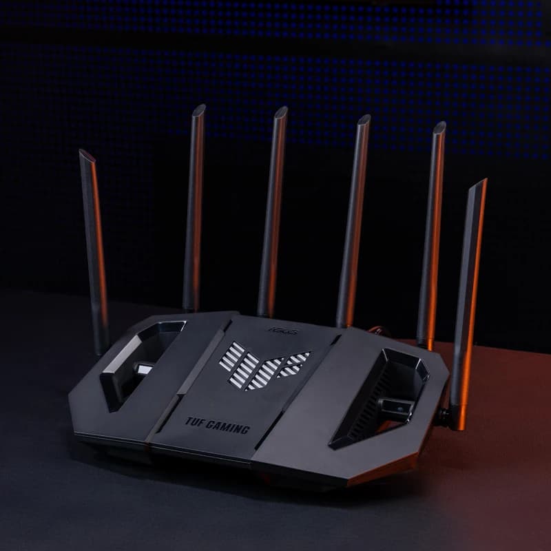 جهاز توجيه الألعاب ASUS WiFi7 TUF GAMING BE6500 جهاز توجيه ذكي للمنزل واي فاي توجيه عشوائي للمجموعات - 6