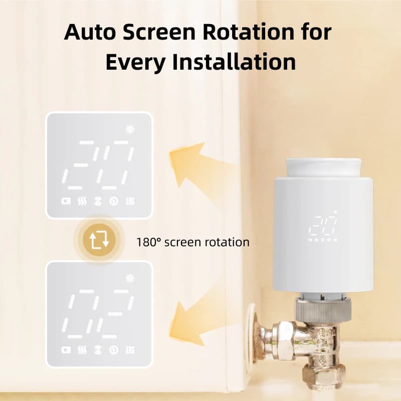 EZAIOT سمارت تويا واي فاي/ZigBee3.0 مشغل المبرد TRV مبرمج ترموستات تطبيق تحكم عن بعد بدرجة الحرارة أليكسا جوجل - 5
