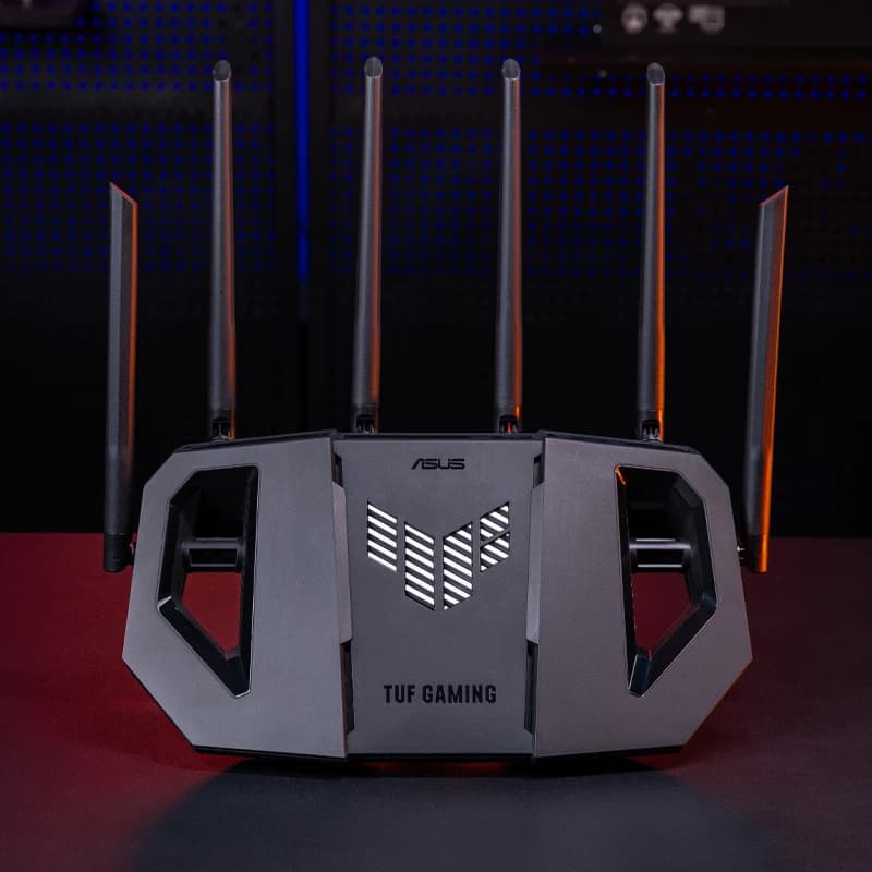 جهاز توجيه الألعاب ASUS WiFi7 TUF GAMING BE6500 جهاز توجيه ذكي للمنزل واي فاي توجيه عشوائي للمجموعات - 4