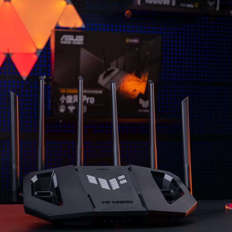 جهاز توجيه الألعاب ASUS WiFi7 TUF GAMING BE6500 جهاز توجيه ذكي للمنزل واي فاي توجيه عشوائي للمجموعات - 5