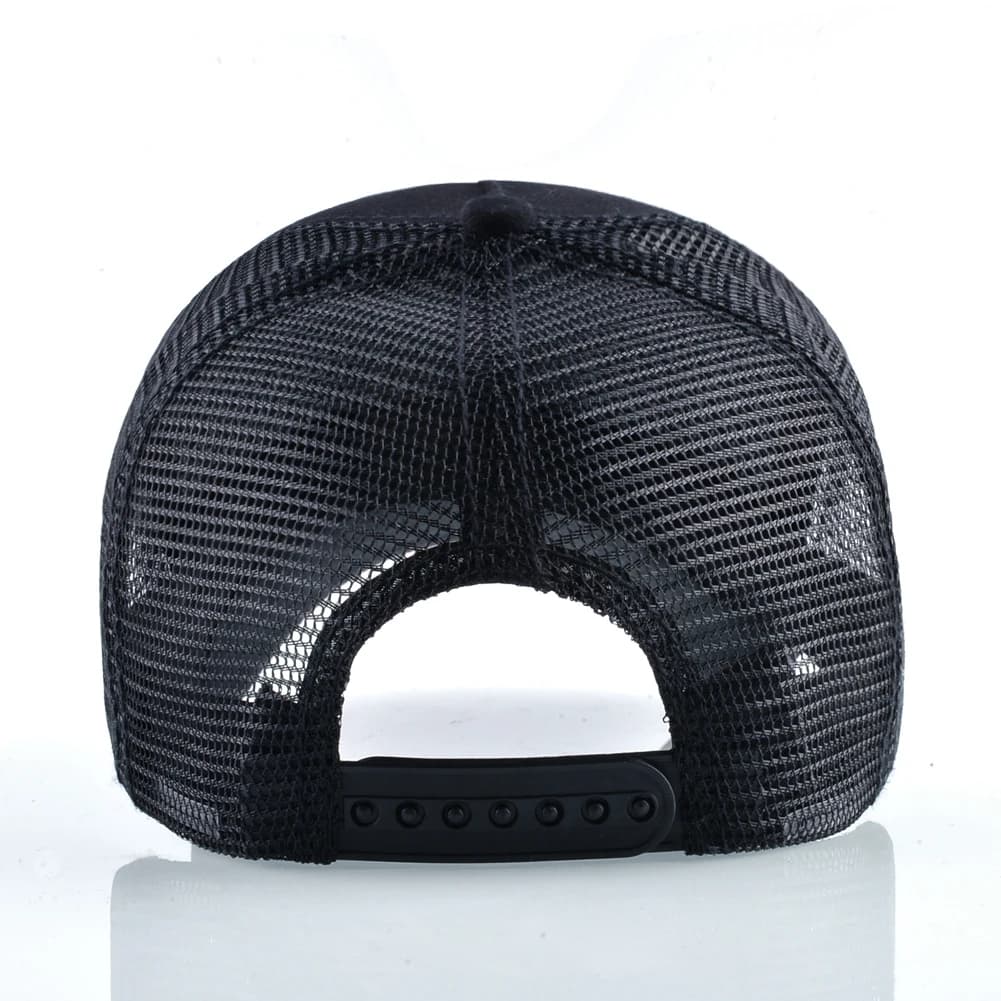 K Baseball Caps Men Snapback Hip Hop Trucker Cap With Embroidery Bull Patch Four Seasons Breathable Mesh Trucker Hat For Women - 6
