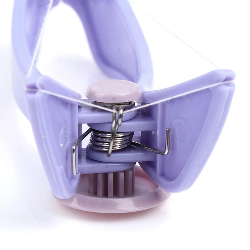مزيل شعر الوجه للنساء مزيل شعر الوجه الصغير إزالة شعر الوجه بالخيط للأطفال الخدود الحاجبين أداة تجميل DIY - 3