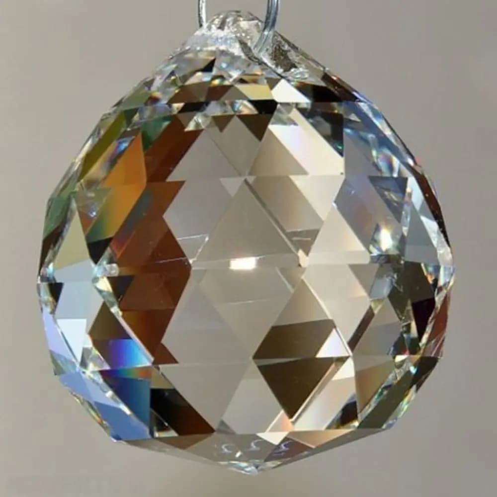 2/3/4/5/6cm Clear Glass Crystals For Chandeliers Faceted Hanging Ball Crystal Drops For Chandelier Parts For Home Decoration - 3