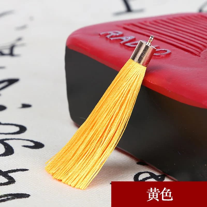 10 قطعة/الوحدة 6 سنتيمتر DIY بها بنفسك الملابس المنزلية الديكور البوليستر الحرير شرابة القطن الخياطة إكسسوارات الستائر قلادة سيارة - 5