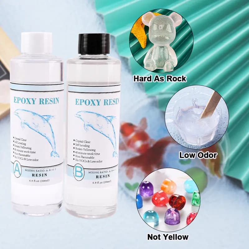 Epoxy Resin Supplies Resin Pigment Kit Liquid Colorant Dye Powder Filling Material for Art Crafts DIY Jewelry Making Accessories - 2