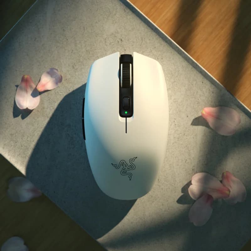ماوس الألعاب اللاسلكي المحمول Razer Orochi V2 خفيف الوزن - وضعان لاسلكيان ماوس ميكانيكي 5G متقدم مستشعر بصري 18K DPI - 4