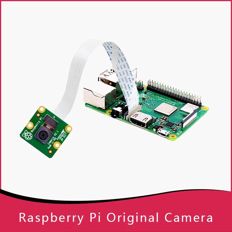 وحدة كاميرا Raspberry Pi الرسمية V2 NoIR برؤية ليلية 8 مليون بكسل مستشعر Sony IMX219، متوافقة مع Raspberry Pi 4 / 3B+ / 3B - 2