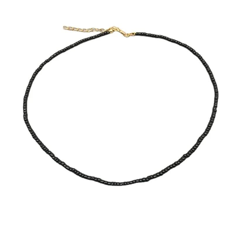 Beaded Simple Seed Beads Strand Necklace Women String Short women Necklace Jewelry Chokers Necklace Gift necklaces for women - 4