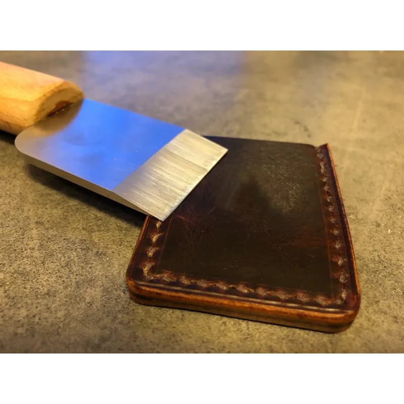 WUTA Professional Leather Craft Cutting Knife DIY Craft Knife Sharping Skiving Tool High Speed Steel Blade Right/Left Handed - 4