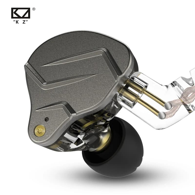 KZ ZSN برو سماعات أذن معدنية تقنية هجينة 1BA+1DD سماعات أذن هاي فاي جهير سماعات مراقبة داخل الأذن سماعة رياضية إلغاء الضوضاء - 3
