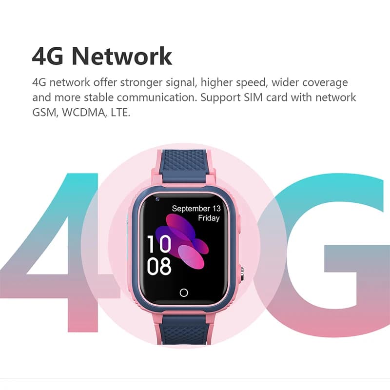 LT21 4G ساعة ذكية للأطفال لتحديد المواقع واي فاي مكالمة فيديو SOS IP67 مقاوم للماء الطفل Smartwatch شاشة كاميرا تعقب الموقع ساعة الهاتف - 2