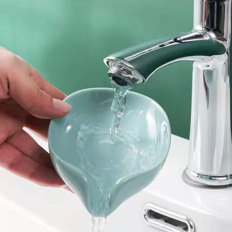 Leaf Shape Soap Tray PP Soap Box Non-slip Drain Soap Dish With Suction Cup Sponge Soap Holder Bathroom Accessories - 3