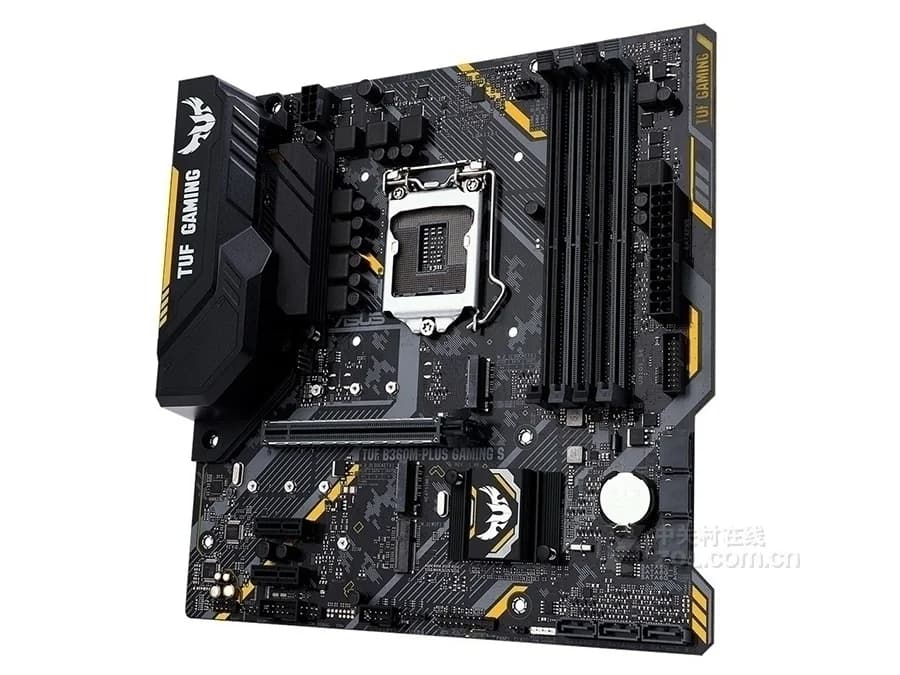 لوحة أم أسوس تاف B360M-PLUS GAMING S للألعاب إنتل LGA1151 DDR4 بحد أقصى 64 جيجابايت شريحة إنتل B360 مايكرو ATX مستعملة - 3