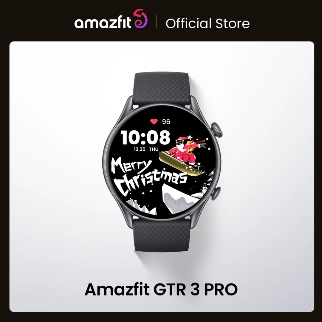 ساعة Amazfit GTR 3 Pro GTR3 Pro GTR-3 Pro الذكية بشاشة AMOLED مقاس 46 ملم ونظام Zepp OS وتطبيق وبطارية تدوم 12 يومًا وأكثر من 150 وضعًا رياضيًا