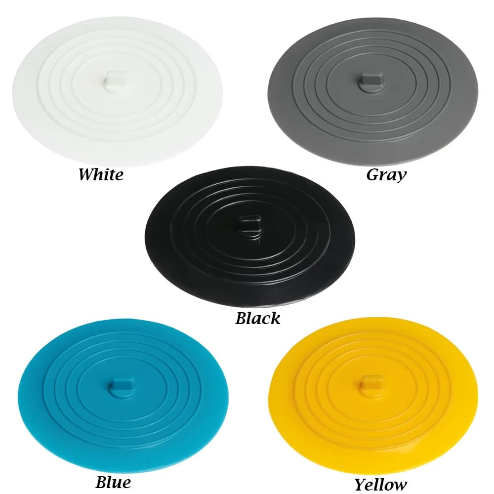 15cm Large Silicone Bathtub Stopper Leakage-proof Drain Cover Sink Hair Stopper Tub Flat Plug Stopper Bathroom Accessories - 4