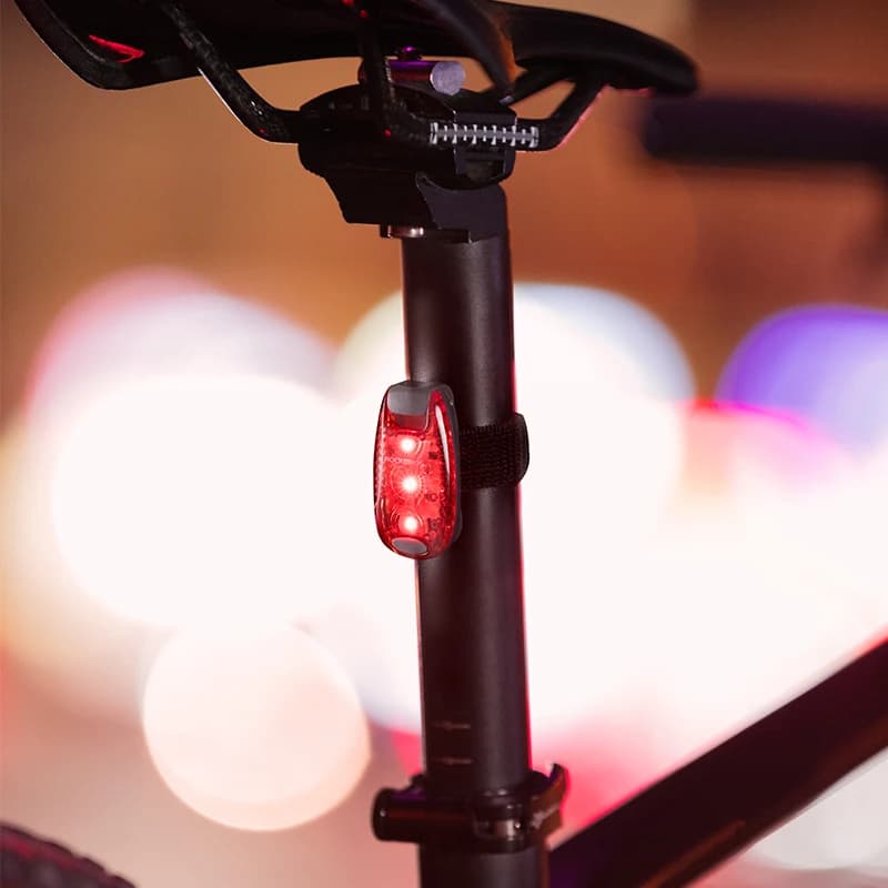 ضوء خلفي للدراجة ROCKBROS Mini MTB، ضوء تحذيري للخوذة، ضوء حقيبة خلفية، ضوء محمول للجري، إكسسوارات دراجات - 2