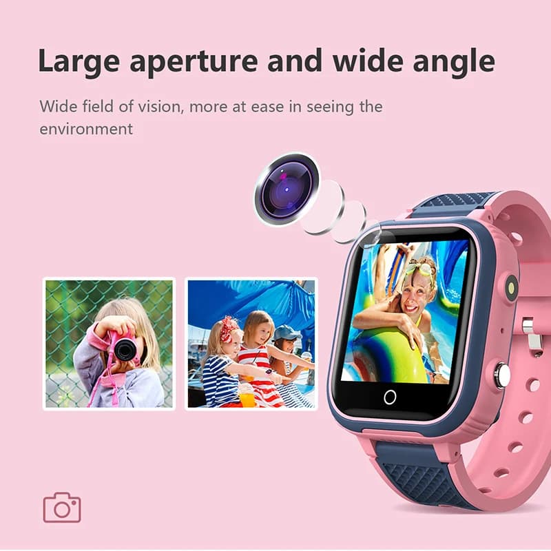 LT21 4G ساعة ذكية للأطفال لتحديد المواقع واي فاي مكالمة فيديو SOS IP67 مقاوم للماء الطفل Smartwatch شاشة كاميرا تعقب الموقع ساعة الهاتف - 6