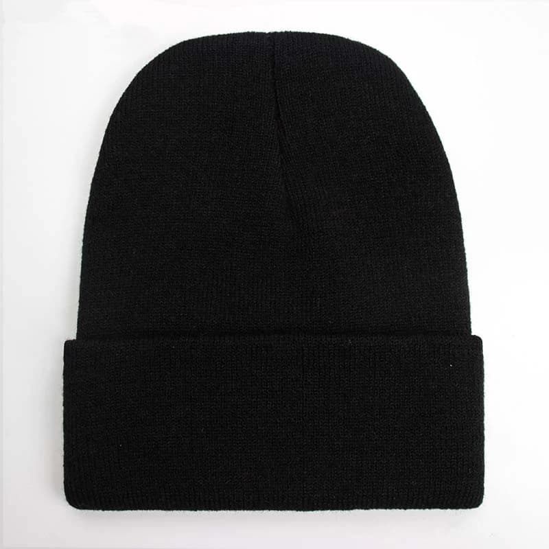 Solid Unisex Beanie Autumn Winter Wool Blends Soft Warm Knitted Cap Men Women SkullCap Hats Gorro Ski Caps 24 Colors Beanies - 4