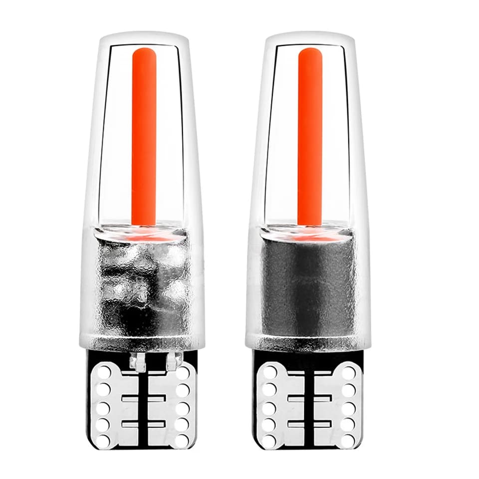 1 قطعة، أحدث W5W LED T10، خيوط COB، 360 درجة، إضاءة سيارة، LED، قراءة، قبة، لمبة إسفين، DRL، تصفيف سيارة، 12 فولت - 2