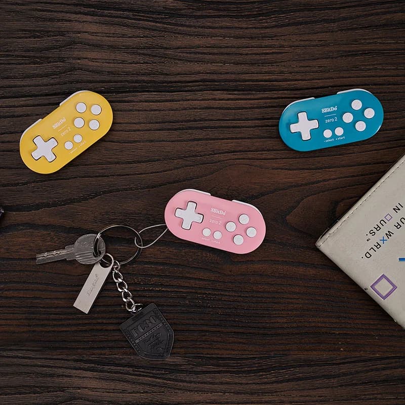 8BitDo Zero 2 وحدة تحكم صغيرة بلوتوث جيمباد متوافقة مع نينتندو سويتش بي سي ويندوز أندرويد ماك أو إس - 6