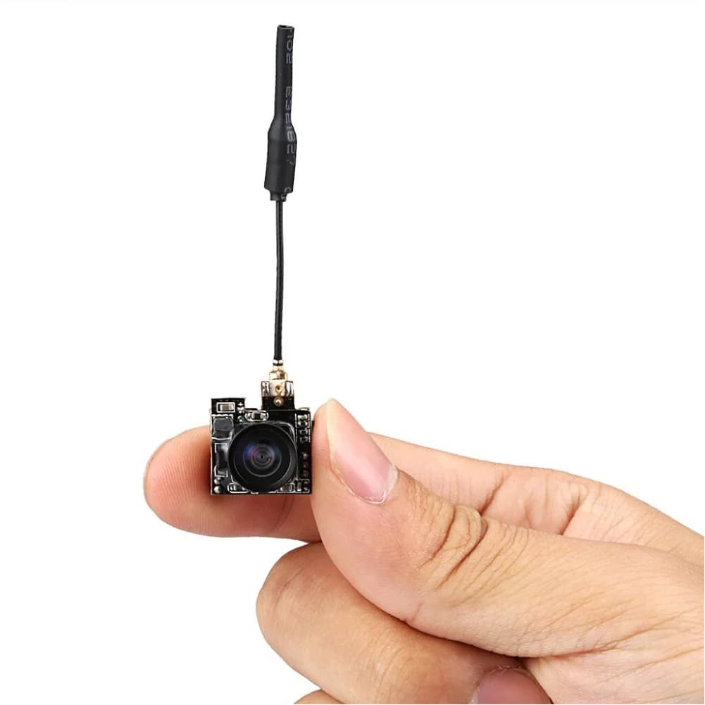 كاميرا RC صغيرة FPV AIO 5.8G 25MW 40CH 800TVL، مرسل LST-S2+ مع أجزاء OSD لطائرات السباق بدون طيار - 3
