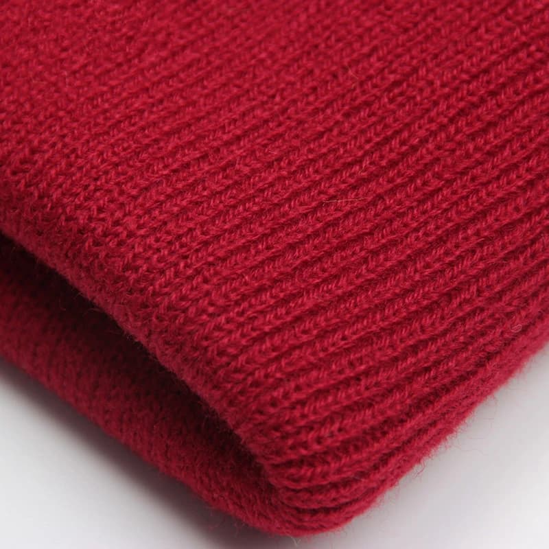 Solid Unisex Beanie Autumn Winter Wool Blends Soft Warm Knitted Cap Men Women SkullCap Hats Gorro Ski Caps 24 Colors Beanies - 6