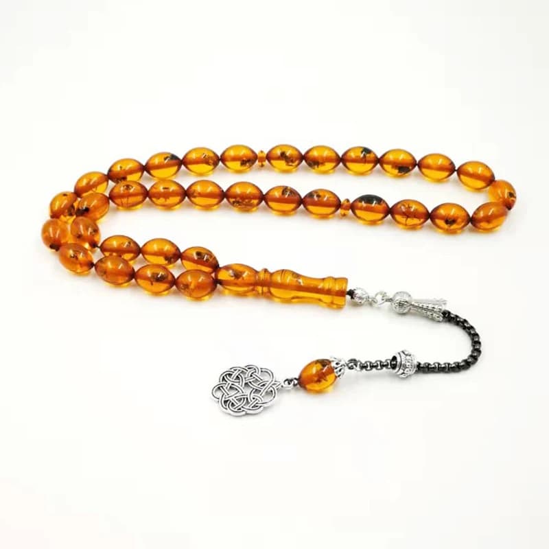 مسبحة حشرات حقيقية، 33 حبة، تسبيح مسلم، هدية رمضان وعيد، إكسسوارات إسلامية، مسبحة صلاة، أساور رجالية