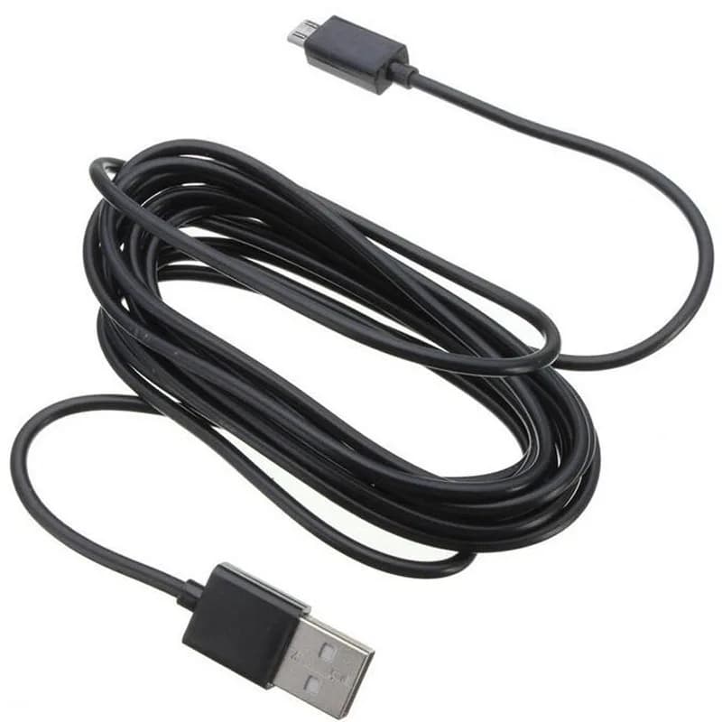 كابل شاحن مايكرو USB طويل إضافي 3M كابل شحن لسوني بلاي ستيشن PS4 سليم برو DUALSHOCK 4 إكس بوكس ون وحدة تحكم لاسلكية - 2