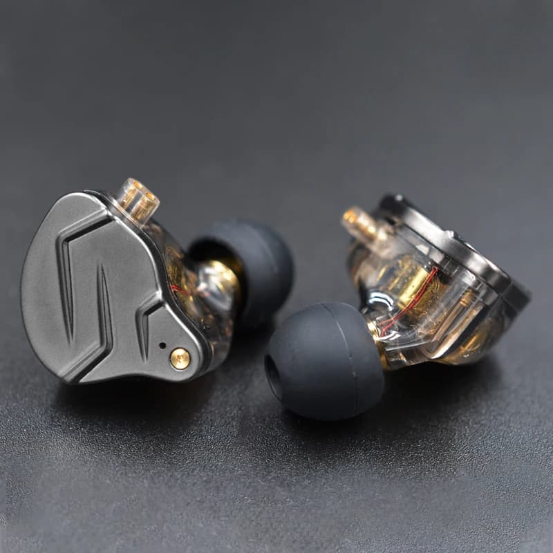 سماعات أذن KZ ZSN Pro بتقنية هايبرد 1BA+1DD، باس HIFI، سماعات أذن معدنية، سماعات بلوتوث رياضية مع إلغاء الضوضاء - 4