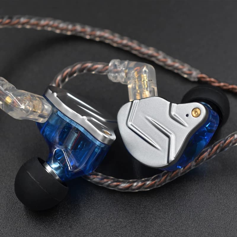 سماعات أذن KZ ZSN Pro بتقنية هايبرد 1BA+1DD، باس HIFI، سماعات أذن معدنية، سماعات بلوتوث رياضية مع إلغاء الضوضاء - 5