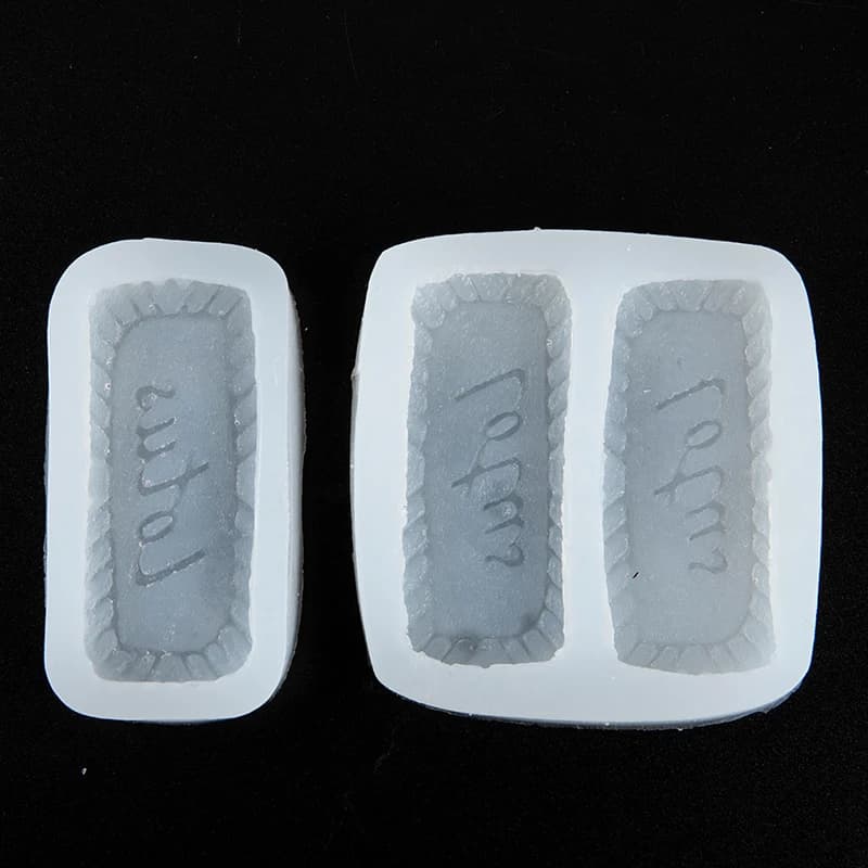 DIY Biscuit Shape Candle Silicone Mold Home Cars Aromatherapy Decoration Handmade Biscuit Chocalate Baking Mould - 4