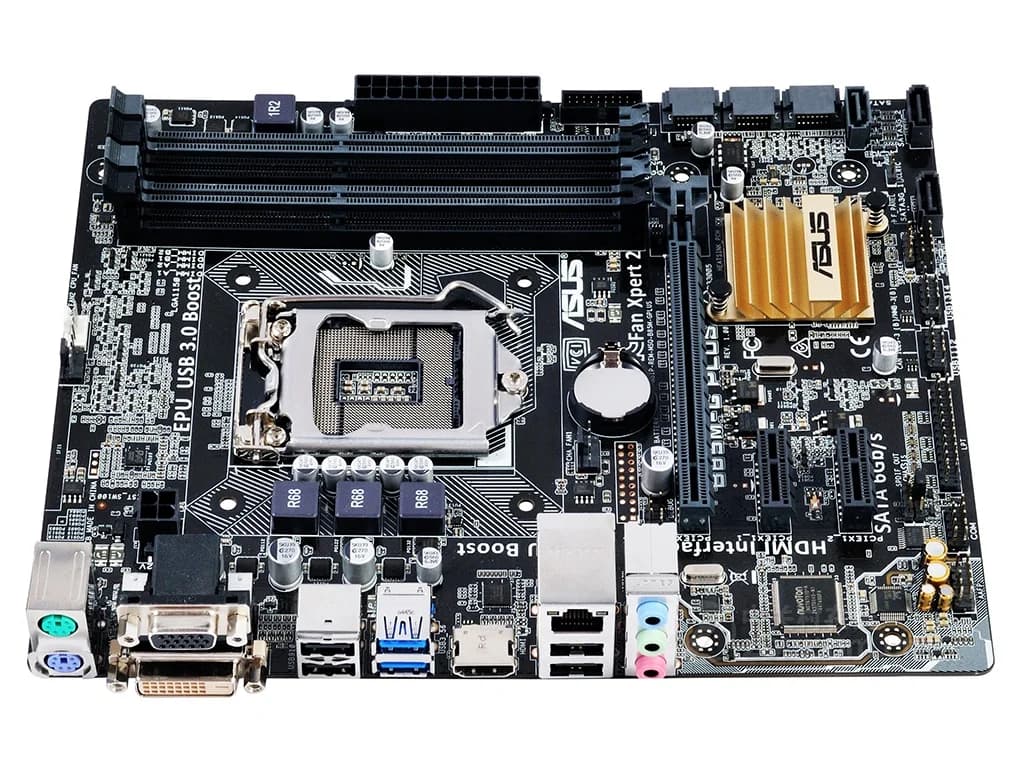 لوحة أم أصلية مستعملة Asus B85M-G PLUS، شريحة Intel B85، مقبس LGA 1150، معالجات Core i7/i5/i3، ذاكرة DDR3 32 جيجابايت - 3