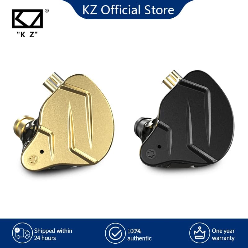 سماعات أذن معدنية KZ ZSN Pro X بتقنية هايبرد 1BA+1DD، باس HIFI، سماعات أذن داخل الأذن، سماعات مراقبة رياضية مع إلغاء الضوضاء