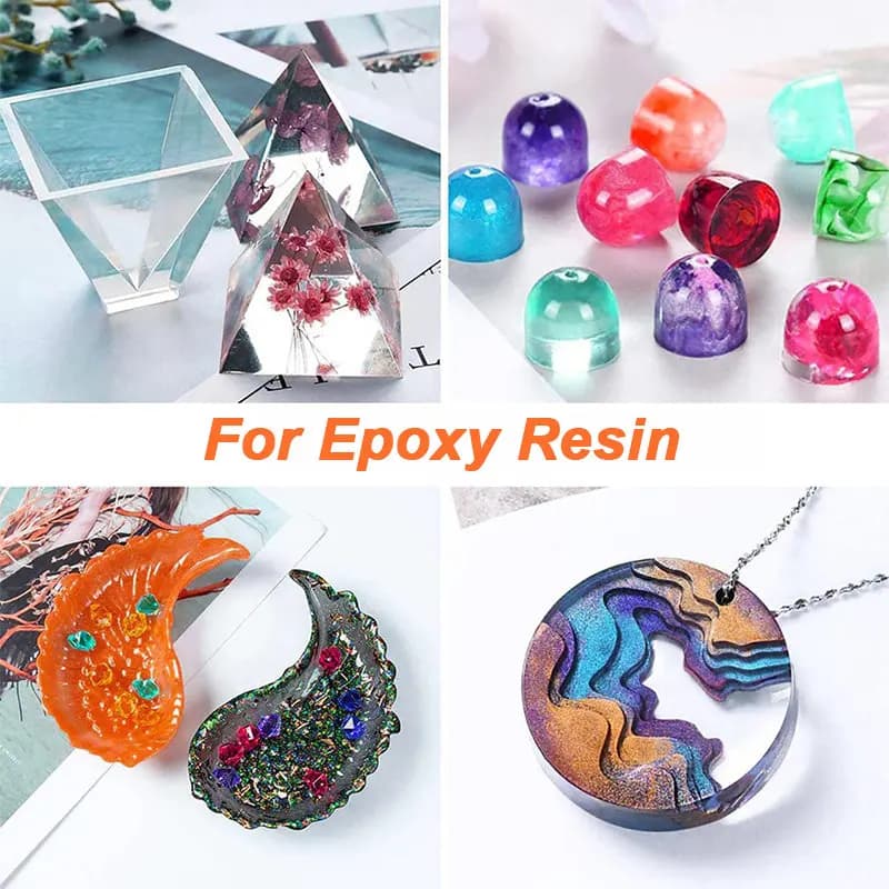 Epoxy Resin Supplies Resin Pigment Kit Liquid Colorant Dye Powder Filling Material for Art Crafts DIY Jewelry Making Accessories - 4