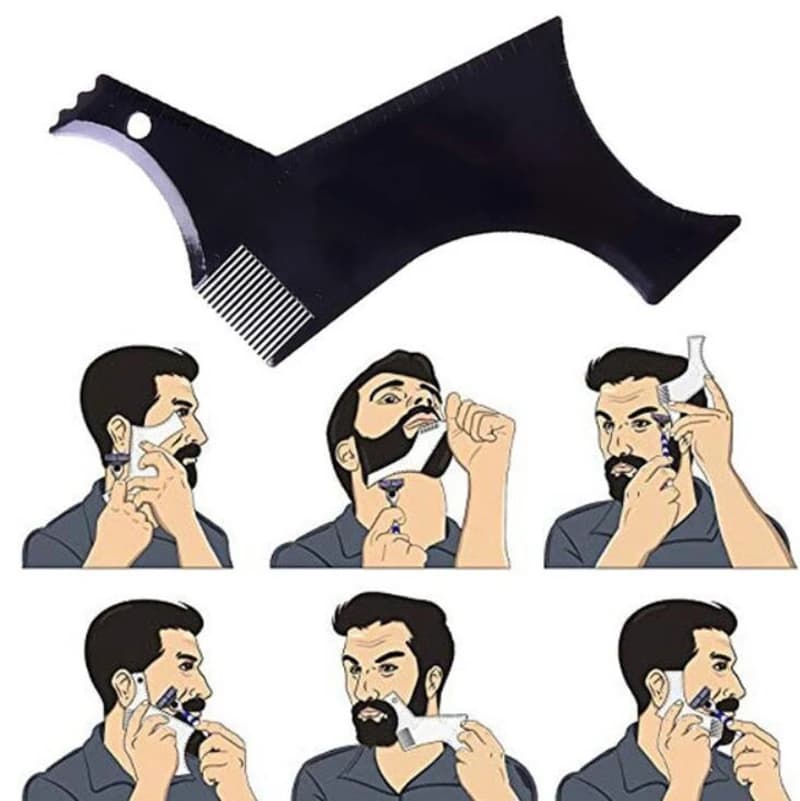 مئزر حلاقة للرجال، مئزر لحية، مئزر عناية، مئزر للوجه، مئزر لشعر الوجه، مئزر للبالغين، مئزر تنظيف الحلاقة، هدية للحلاق، مئزر نظيف للرجال - 6