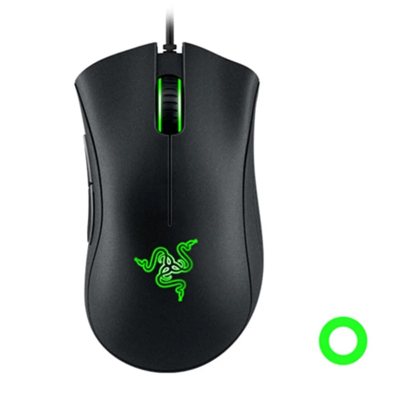 ماوس ألعاب سلكي أصلي Razer DeathAdder Essential بدقة 6400DPI، مستشعر بصري، 5 أزرار مستقلة للابتوب والكمبيوتر - 3