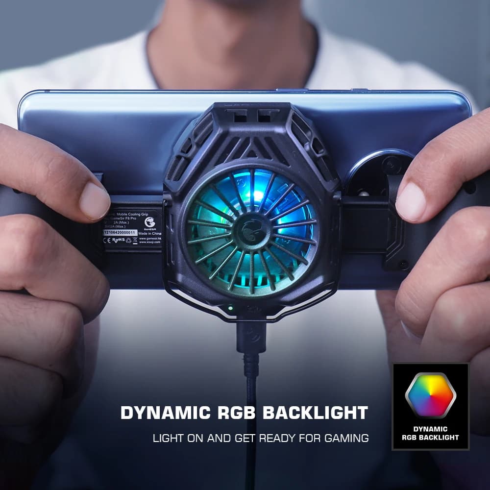 ذراع تحكم GameSir F8 Pro تبريد محمول، ذراع تحكم مع مروحة تبريد، مبرد هاتف ذكي لأندرويد / آيفون - 3
