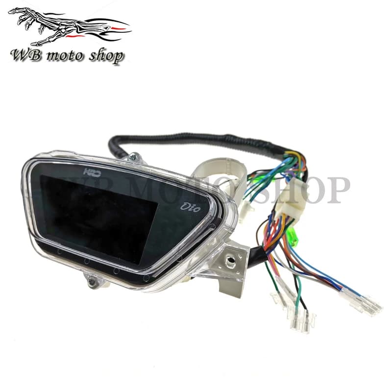 الجيل الجديد معدل الرقمية متر دراجة نارية عداد السرعة متر تناسب هوندا ديو 50 AF17 AF18 AF25 عداد المسافات متر الإجمالي - 3