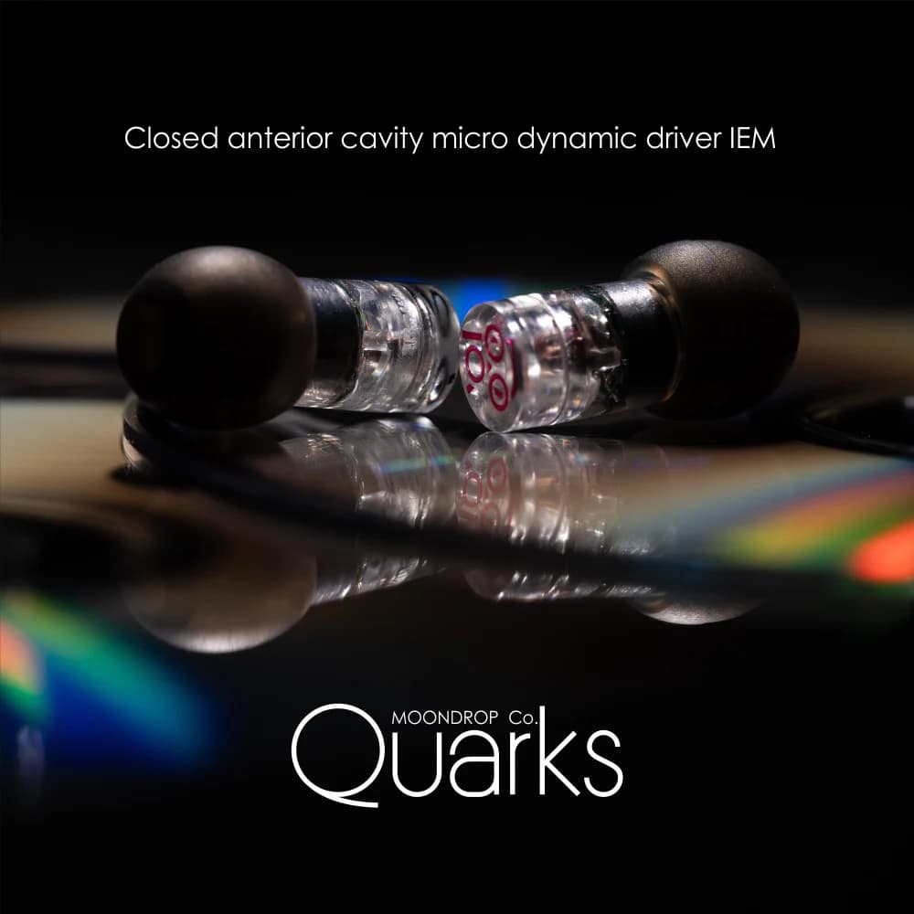 سماعات MOONDROP Quarks عالية الأداء IEMs تجويف أمامي مغلق سماعات أذن بمشغل ديناميكي صغير - 6