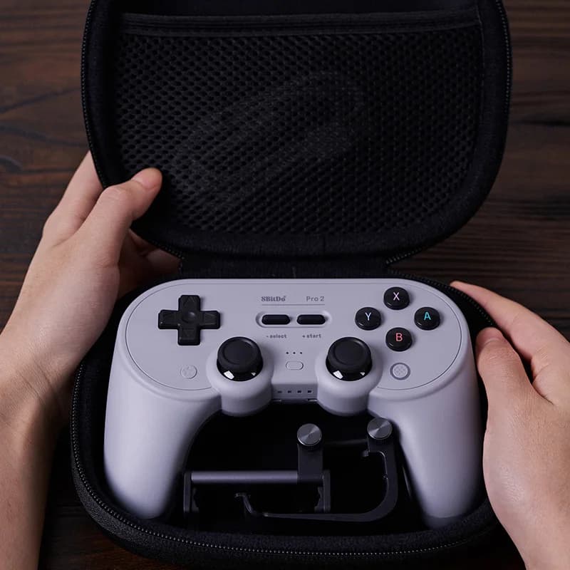 8Bitdo حقيبة سفر وحدة تحكم كلاسيكية صلبة ليد تحكم Pro2 حقيبة Eva ليد تحكم PS5 PS4 سويتش Xbox One - 4