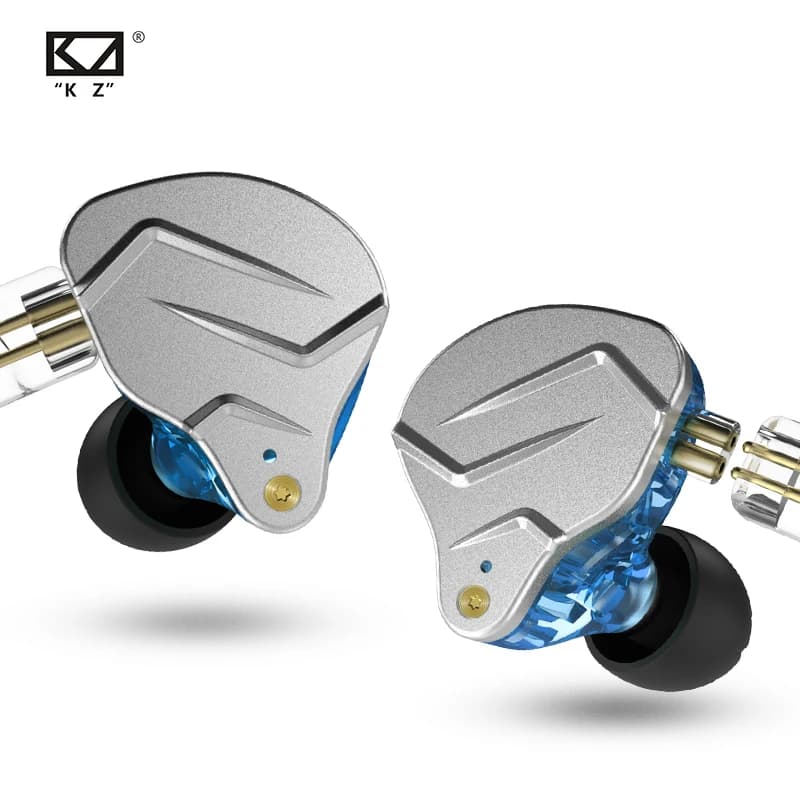 KZ ZSN برو سماعات أذن معدنية تقنية هجينة 1BA+1DD سماعات أذن هاي فاي جهير سماعات مراقبة داخل الأذن سماعة رياضية إلغاء الضوضاء - 2