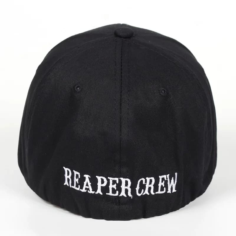 Brand Black Hats Sons Of Anarchy For Reaper Crew Fitted Baseball Cap Women Men Letters Embroidered Hat Hip Hop Hat For Men - 5