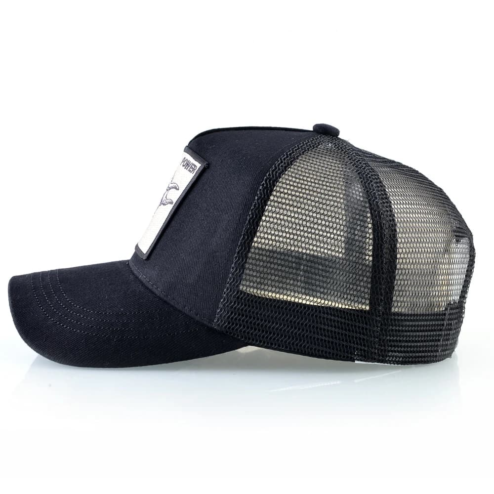 K Baseball Caps Men Snapback Hip Hop Trucker Cap With Embroidery Bull Patch Four Seasons Breathable Mesh Trucker Hat For Women - 2