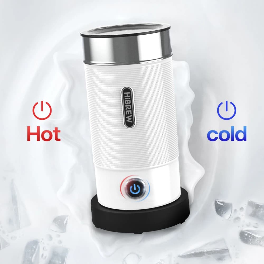 HiBREW Milk Frother Frothing Foamer Chocolate Mixer Cold/Hot Latte Cappuccino fully automatic Milk Warmer Cool Touch M1A - 2