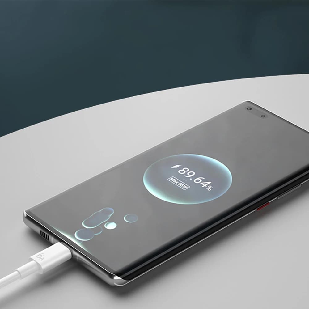Honor كابل شحن فائق السرعة 66W 100W لهونور 500 400 300 200 برو 90 GT X70 ماجيك 8 7 برو USB Type C كابل بيانات شحن 6A - 6