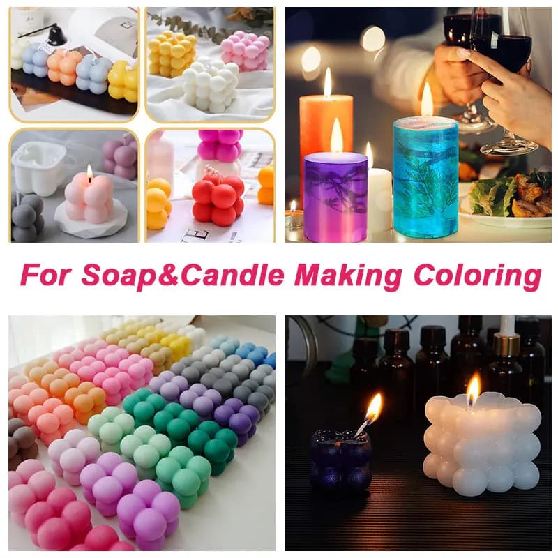 Epoxy Resin Supplies Resin Pigment Kit Liquid Colorant Dye Powder Filling Material for Art Crafts DIY Jewelry Making Accessories - 5
