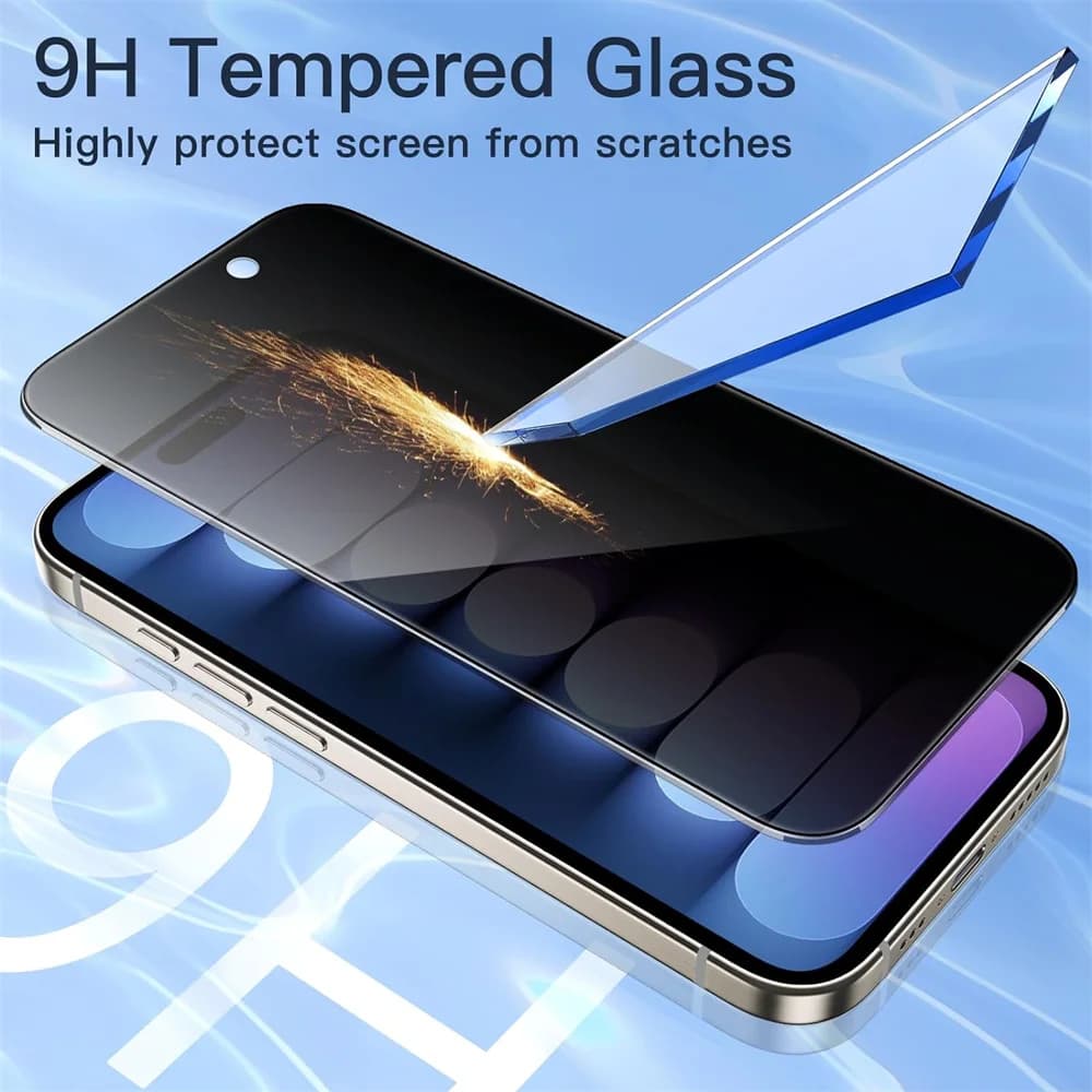 واقي شاشة خصوصية لـ iPhone 17 Pro Max زجاج مضاد للتجسس لـ iPhone 16 15 14 13 12 11 Pro Max فيلم خصوصية iPhone 17 Pro - 6