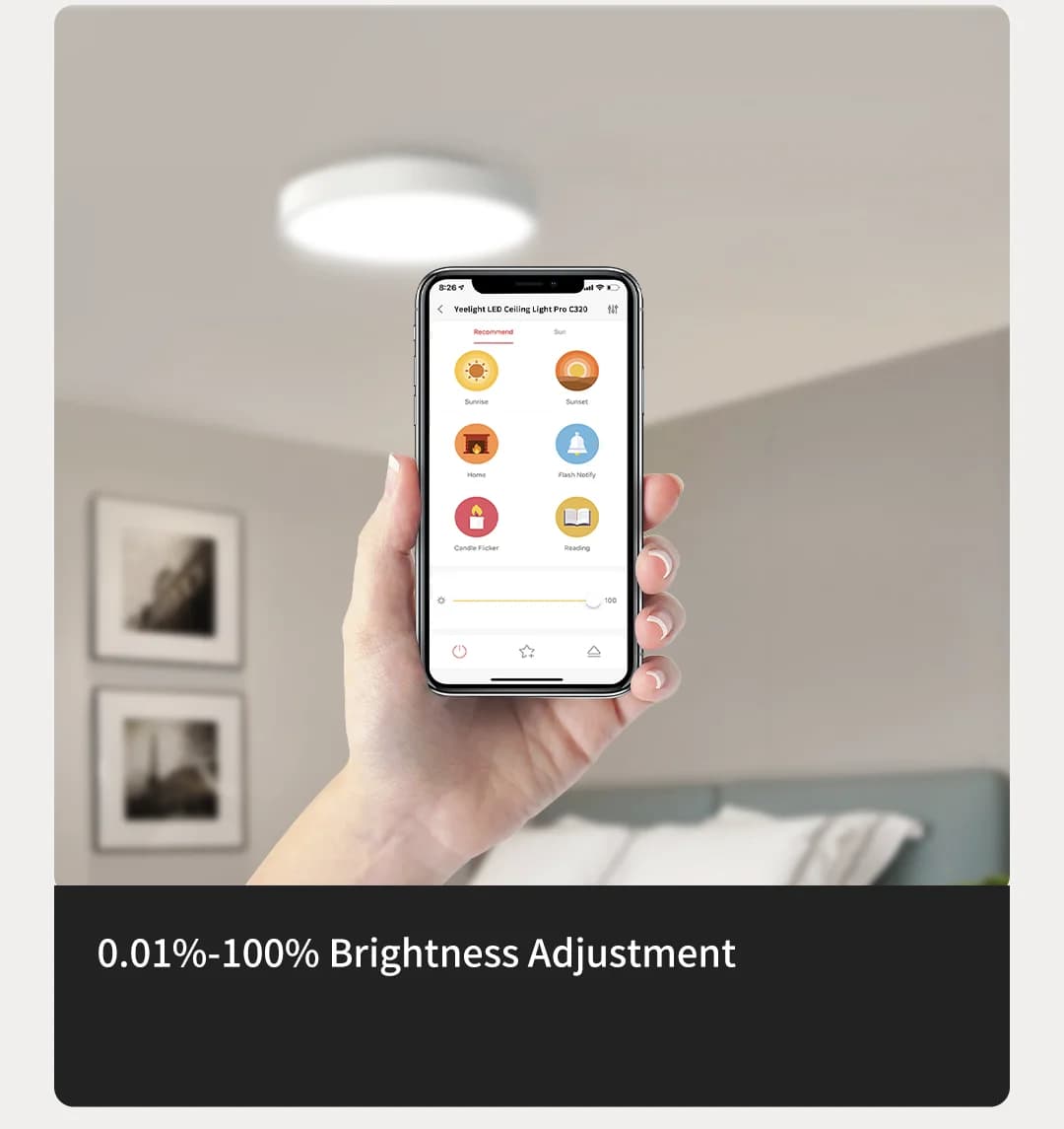 Yeelight Smart LED Ceiling Light PRO C320 Global Edition Wifi connection 2700-6500K voice control suitable For Homekit Mi home - 4